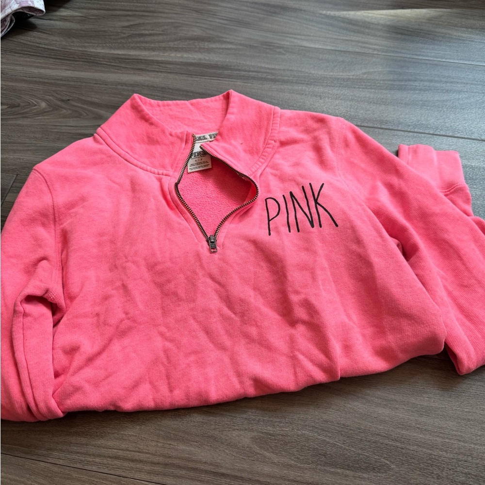VS Pink quarter zip